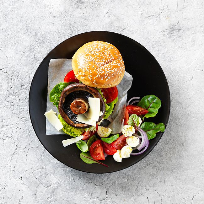 Chargrilled Mushroom Burgers