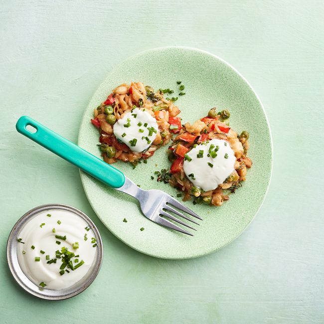 Oven-Baked 'Fried' Rice Fritters