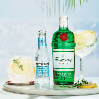 Lemon & thyme Tanqueray London Dry Gin and Fever-Tree Tonic