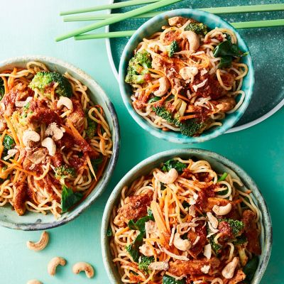 Pork & noodle stir-fry