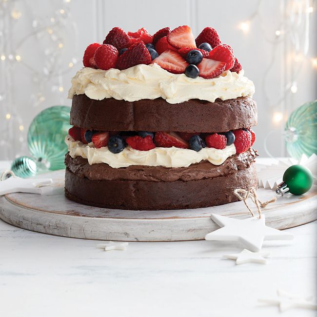 Chocolate & Berry Layer Cake