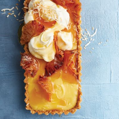 Pineapple Curd Tart