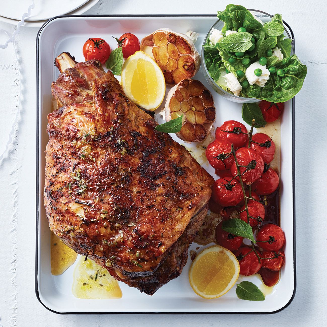 Roast Leg of Lamb With Tomatoes Recipe | Woolworths