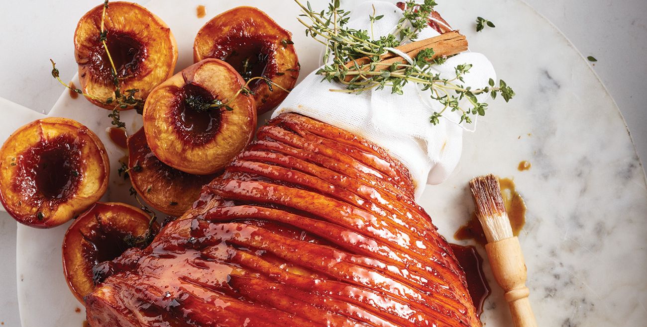 Rum and Cola Glazed Ham