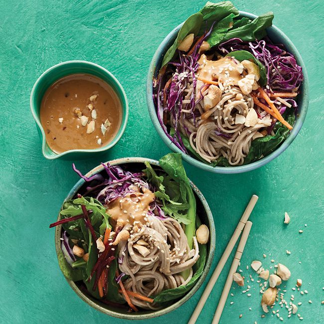 Soba Noodle Salad With Chilli & Cashew Dressing