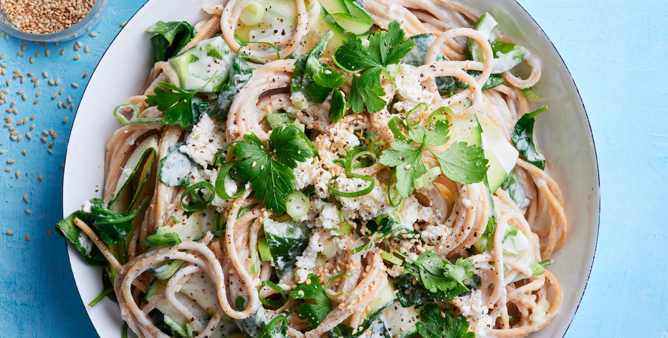 Creamy Tahini Pasta Recipe | Woolworths