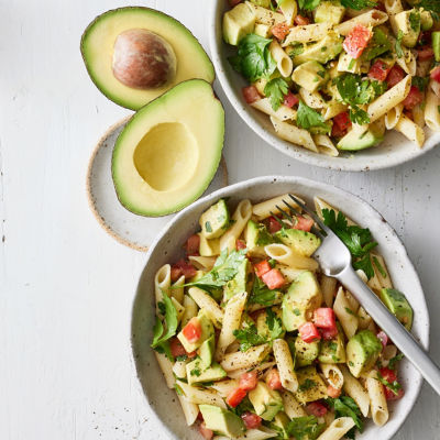 Gluten-free Penne Pasta Salad with Avocado