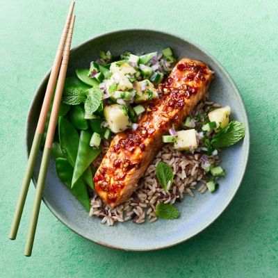 Healthier Firecracker Air-fryer Salmon