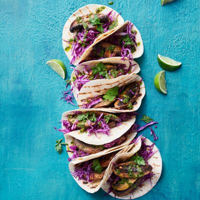 Mushroom Tacos with Chimichurri