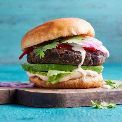 Plant-based Black-bean Burgers