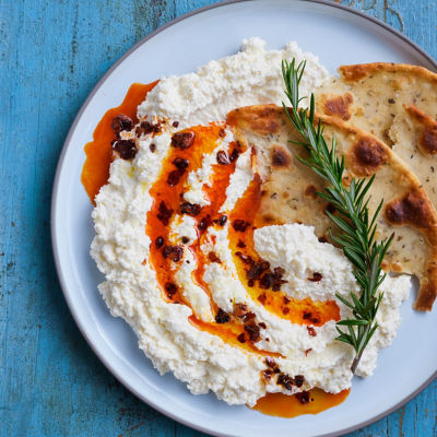Ricotta with Rosemary & Chilli Oil