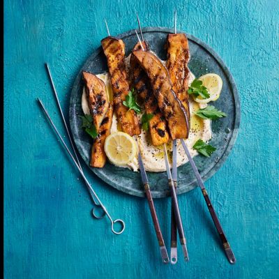 Smoky Eggplant Skewers
