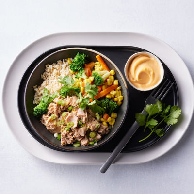 Speedy Tuna, Vegetable & Rice Bowl