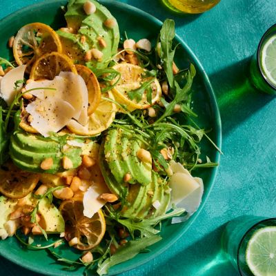 Avocado, Rocket & Caramelised Lemon Salad