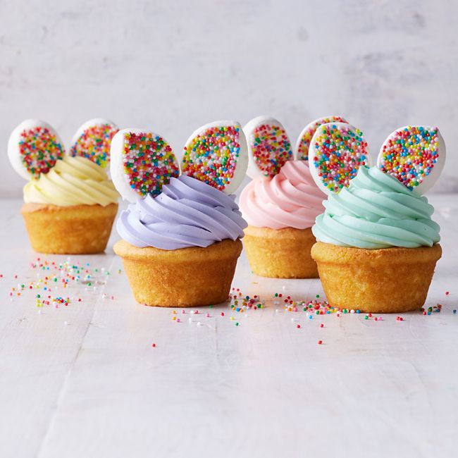 Bunny-ear Cupcakes