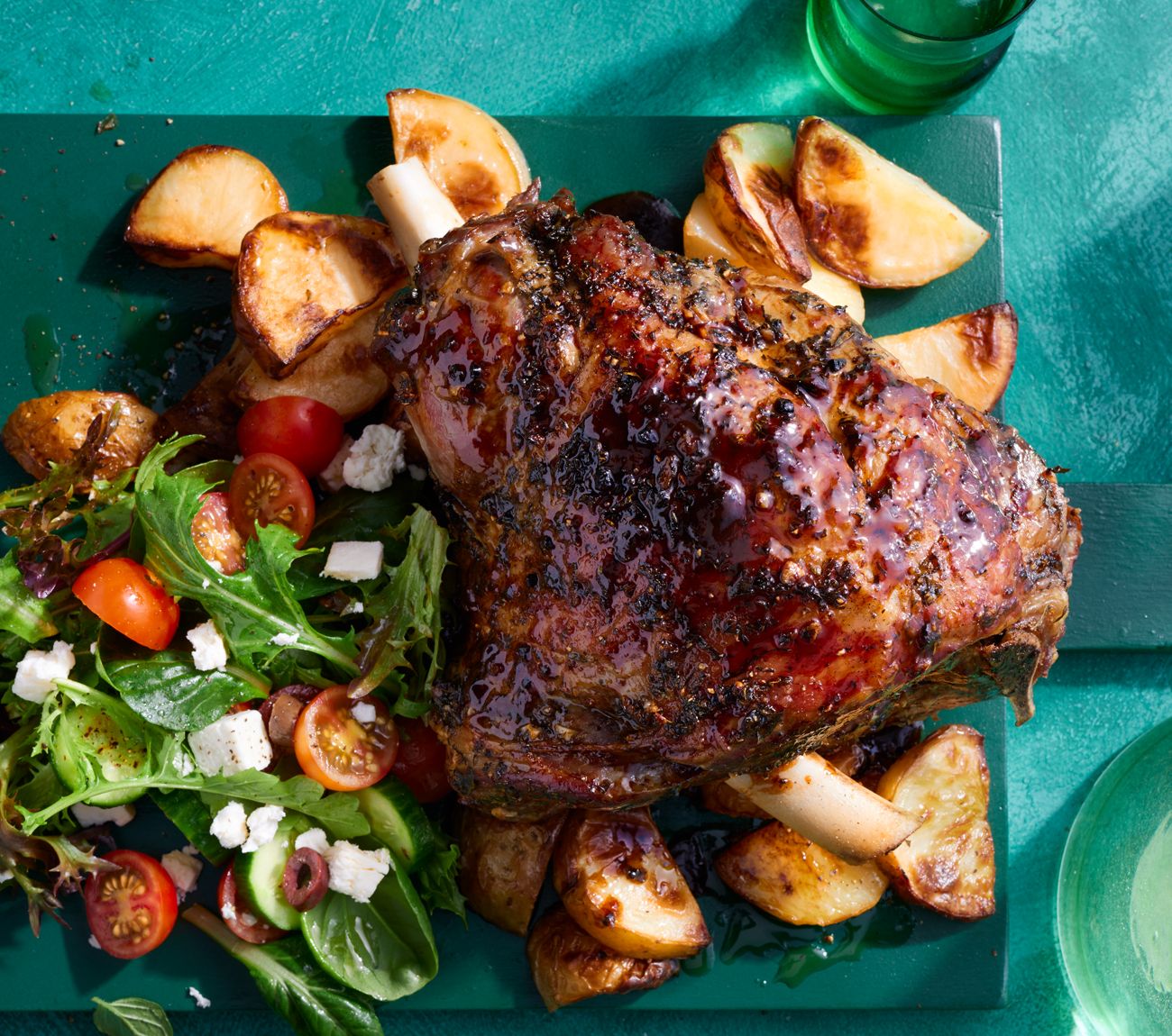Greek Roasted Lamb