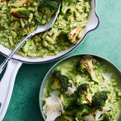 Healthier Mac & Cheese with Broccoli