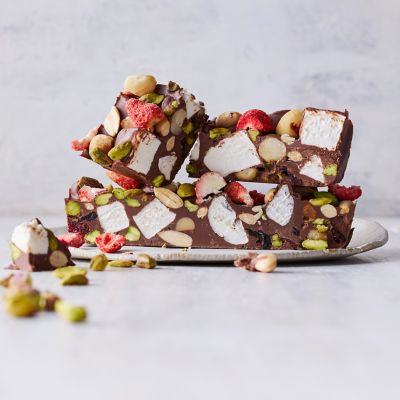 Pistachio, Almond & Strawberry Rocky Road
