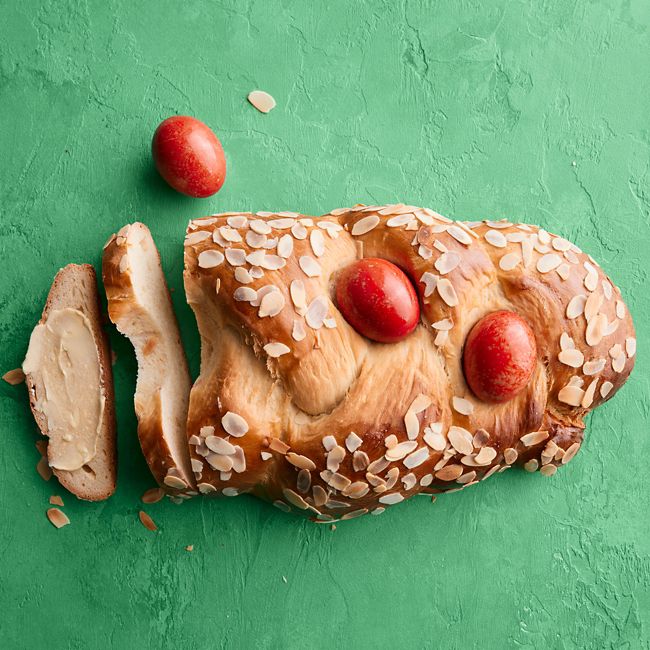 Tsoureki (Traditional Greek Easter Bread)