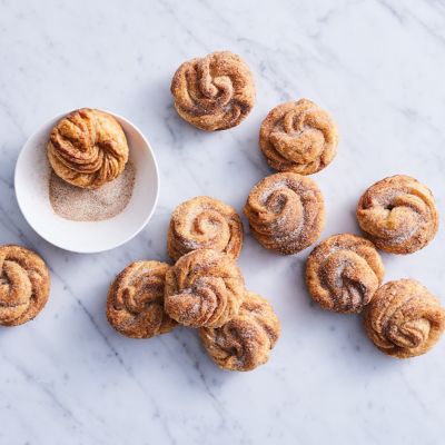 Cheat's Cinnamon Cruffins