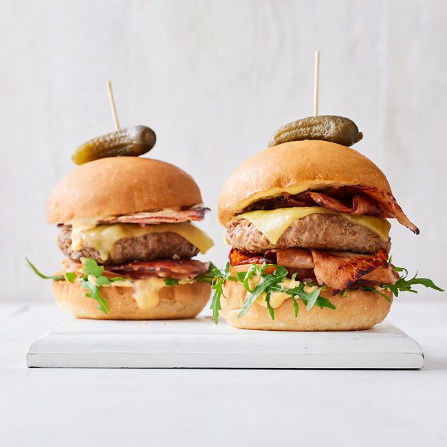 Double-bacon Burger