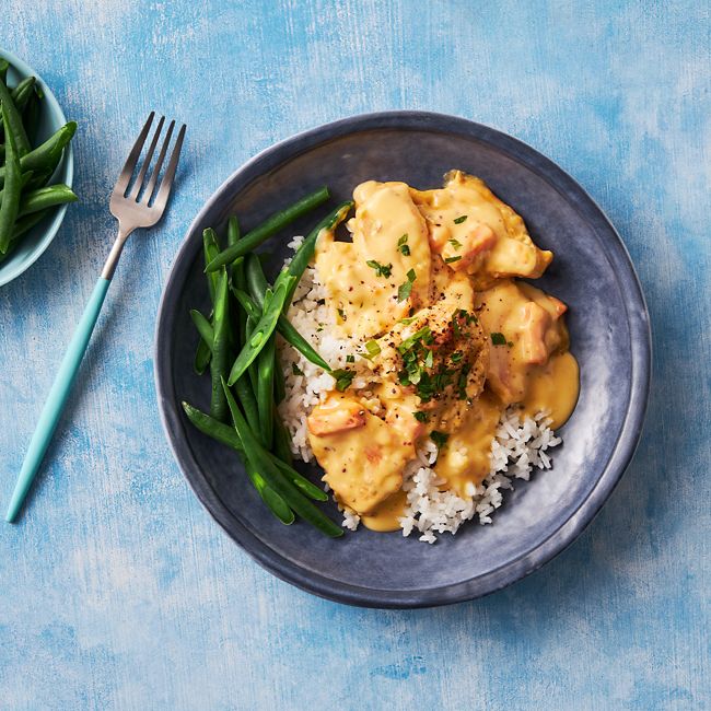 Easy Honey-mustard Chicken with Rice & Beans