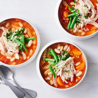 Italian-style Chicken & Bean Soup 
