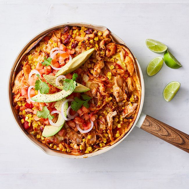 Mexican-style Chicken Tortilla Bake