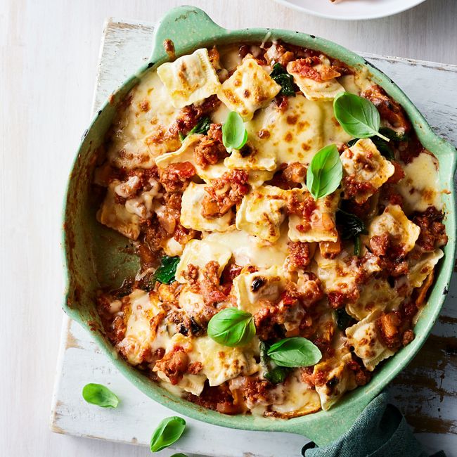 One-pan Ravioli Bake