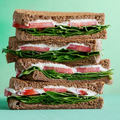 Spinach, Ricotta & Tomato Toastie