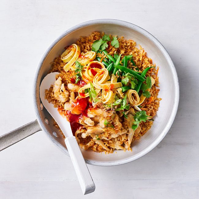 Sweet-chilli Chicken Fried Rice