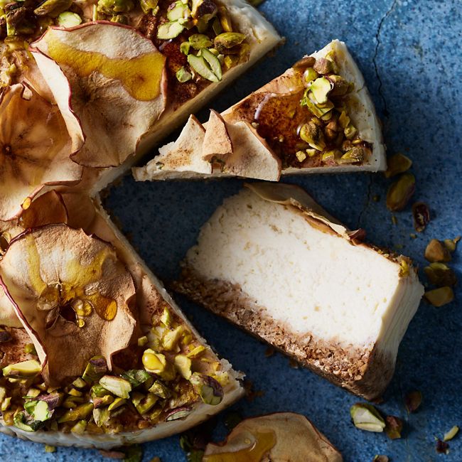 Healthier Apple & Ricotta Baked Cheesecake