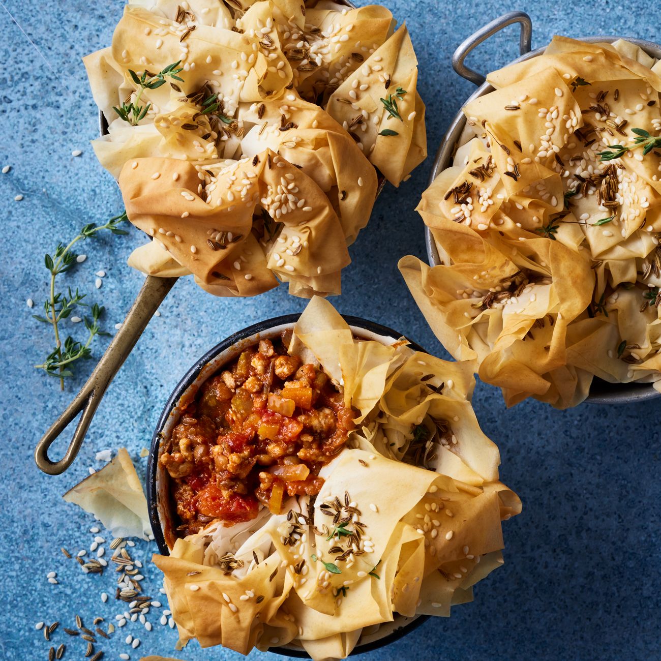 Pork pot pies