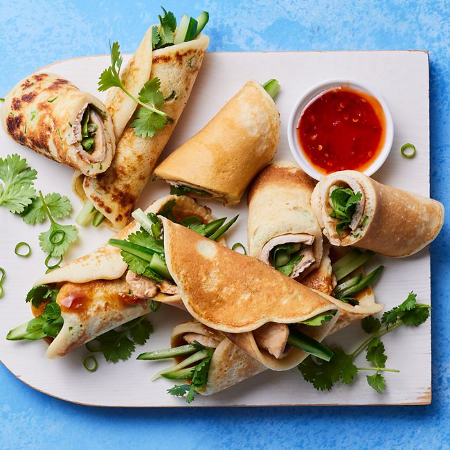 Hoisin Pork & Onion Pancakes