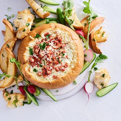 Plant-based Bacon & Mozzarella Cob Loaf