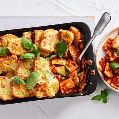 Ravioli & Zucchini Lasagne