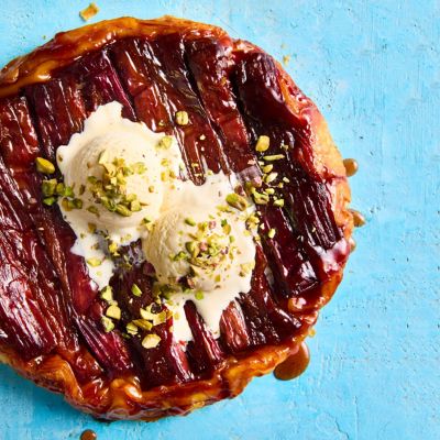 Rhubarb Tarte Tatin