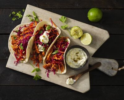 Tex Mex Shredded Chicken Tacos