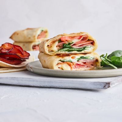 Toasted Bacon & Cheese Wrap