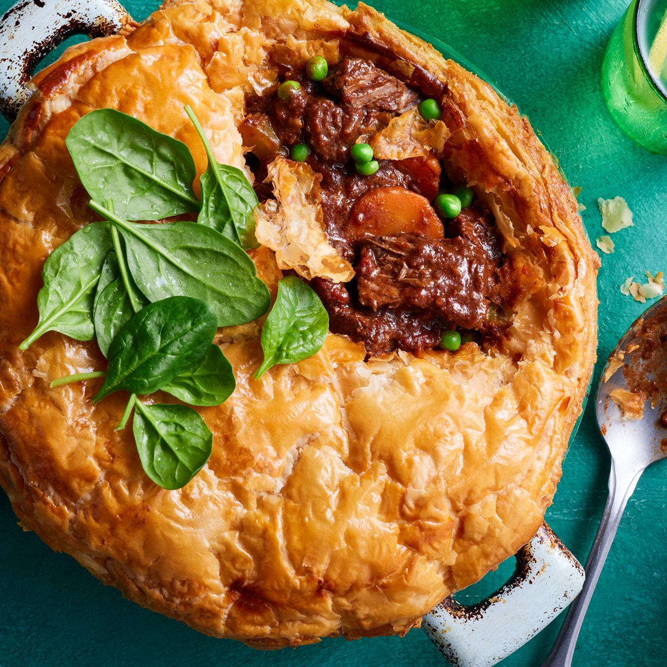 Beef Bourguignon Pie