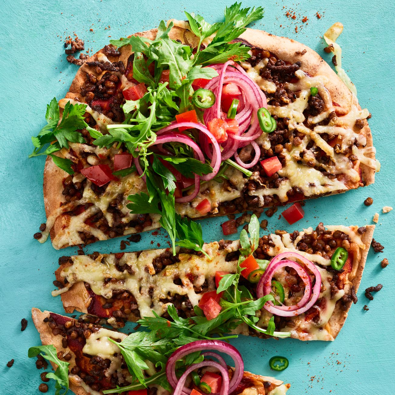 healthier lebanese style pizza