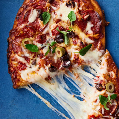 Slow-cooker Deep-dish Pepperoni Pizza