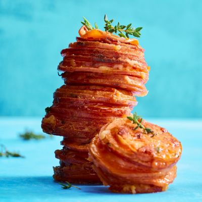Sweet Potato Parmesan Stacks