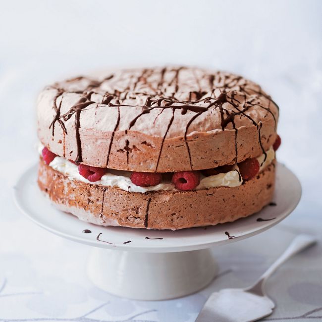 Hazelnut Meringue Gateau