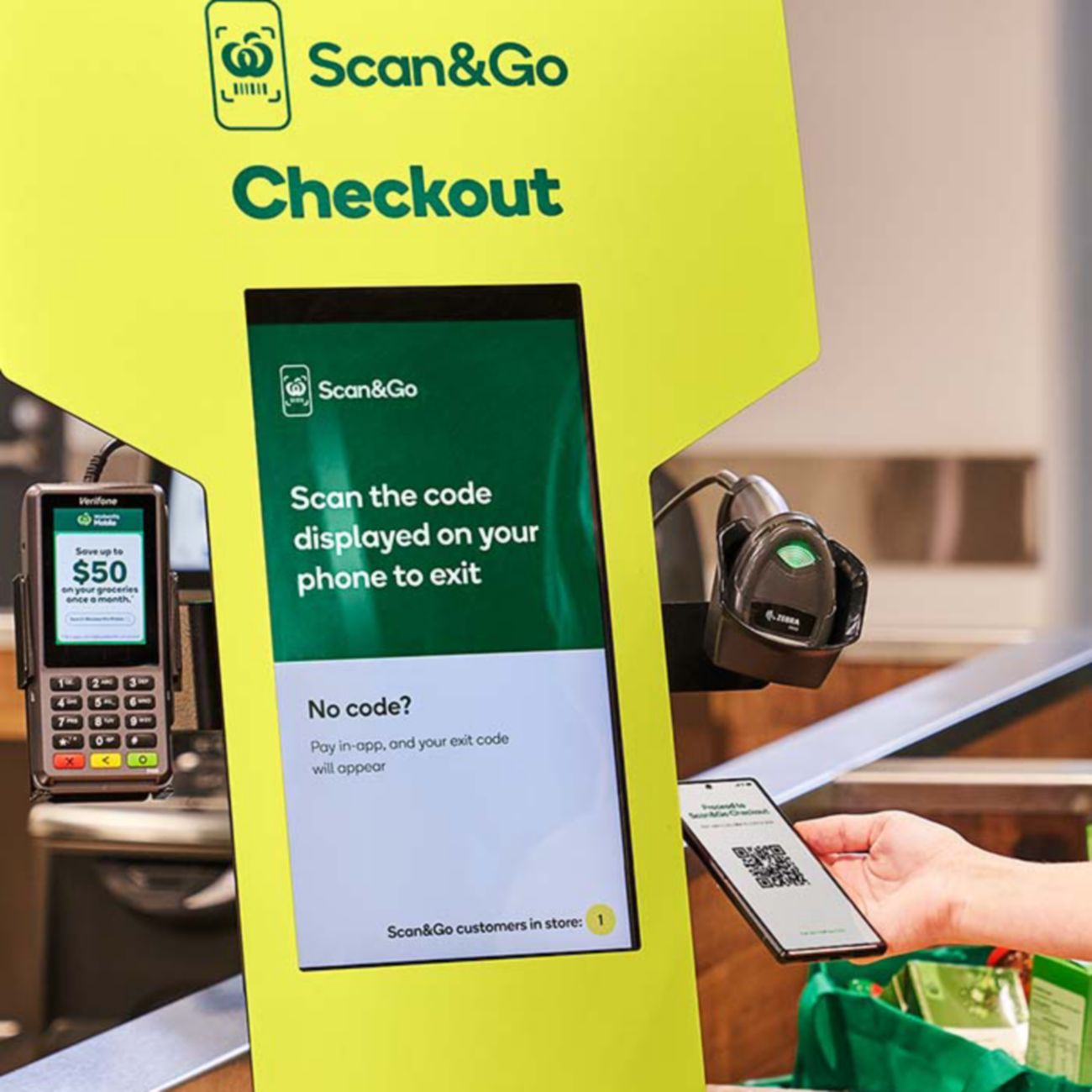 Woolworths Scan&Go Checkout