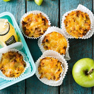 Bolognese Pasta Lunch Muffins