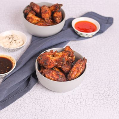 Cajun Chicken Wings.