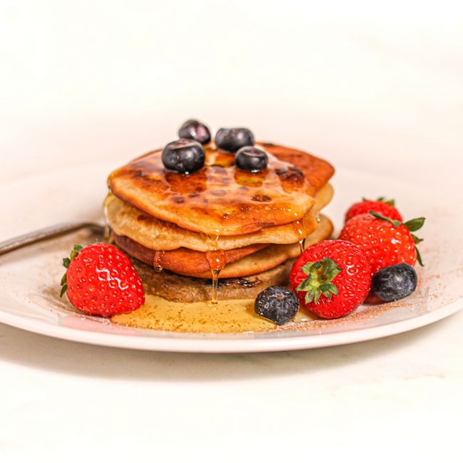 Cinnamon Roll Pancakes