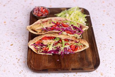 Vegan 'Chicken' Kebab.