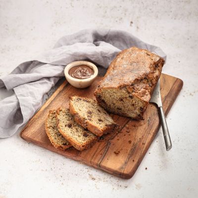 Banana, Chocolate & Macadamia Loaf.